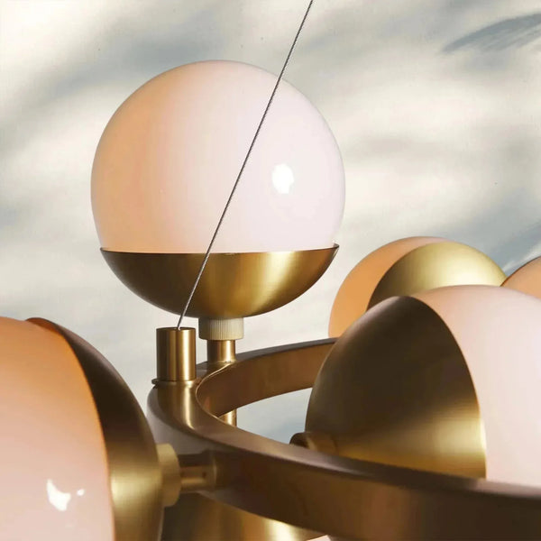 Raechelle Globe Chandelier - Arialamps