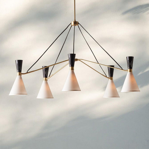 Ramsay 3/5 Lights Round Chandelier-5-Light-