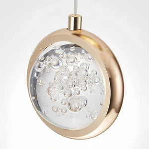Reina Crystal Long Chandelier - Arialamps