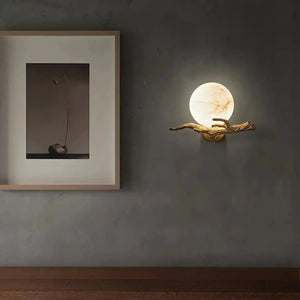 Retro Twigs Alabaster Wall Lamp - Arialamps