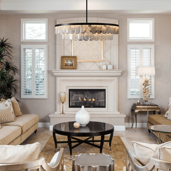 Rolantis Double Rock Crystal Chandelier - Arialamps