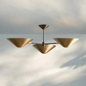 Simms 3 - Light Flush Mount - Arialamps