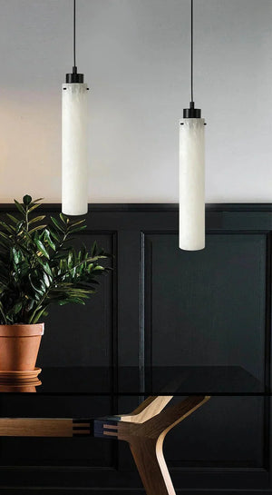Simple marble pendant lamp - Arialamps