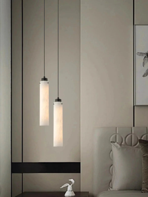 Simple marble pendant lamp - Arialamps