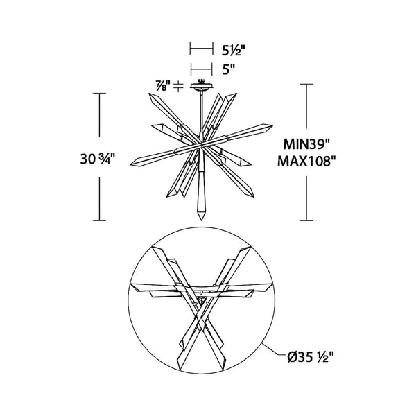 Solitude LED Pendant Light - Arialamps