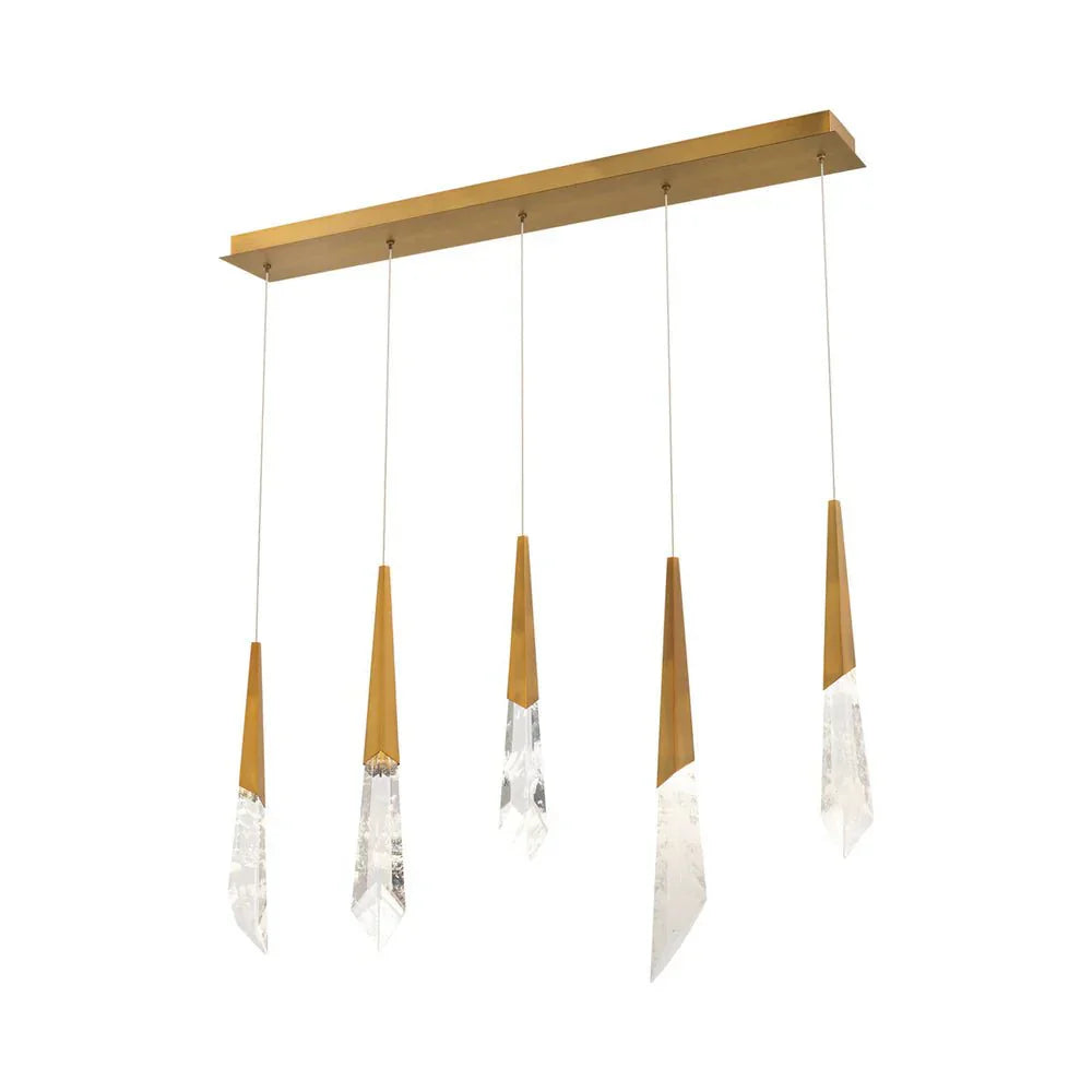 Solitude Linear LED Multi Pendant Light - Arialamps