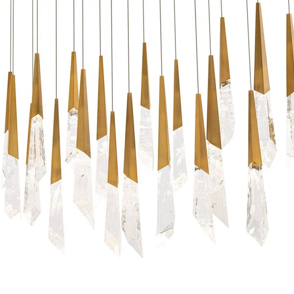 Solitude Linear LED Multi Pendant Light - Arialamps