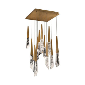 Solitude Square LED Multi Pendant Light - Arialamps