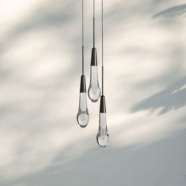 Solitaire 3-Light Pendant-Bronze-