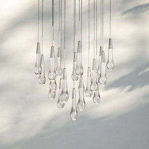 Solitaire Round Chandelier 17" 24" 36“ 58“-