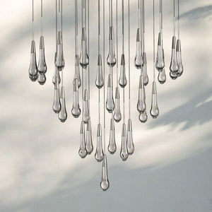 Solitaire Round Chandelier 17" 24" 36“ 58“-