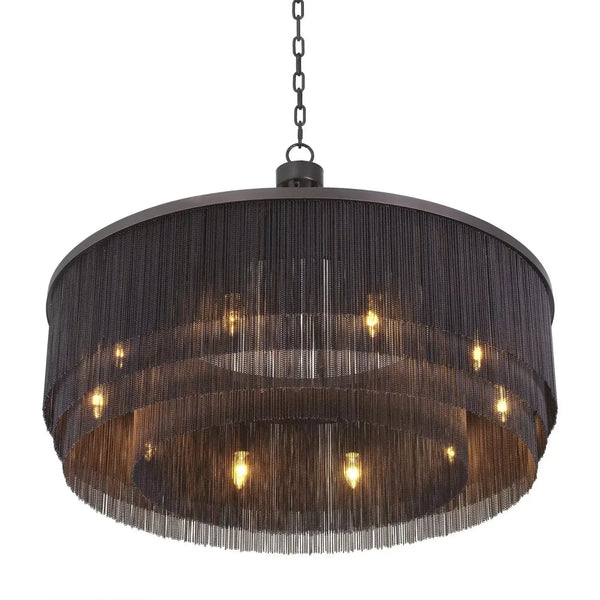 Tissot L (Brass/Bronze) Modern Chandelier - Arialamps
