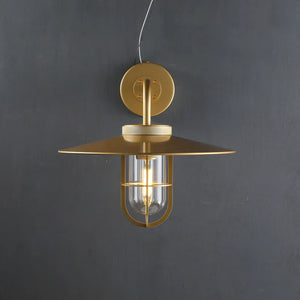 Utilitaive Barn Outdoor Wall Sconce — Indusrrial Metal Wall Light Fixture