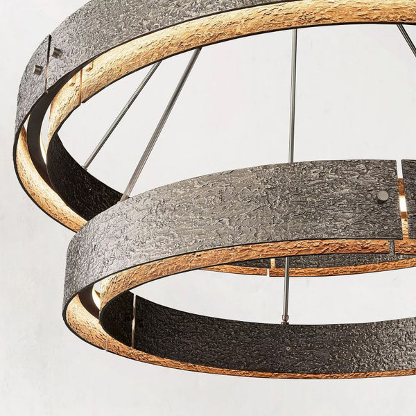 Veuvery 2-Tier Round Chandelier 60"-chandeliers for dining room,chandeliers for stairways,chandeliers for foyer,chandeliers for bedrooms,chandeliers for kitchen,chandeliers for living room-Arialamps