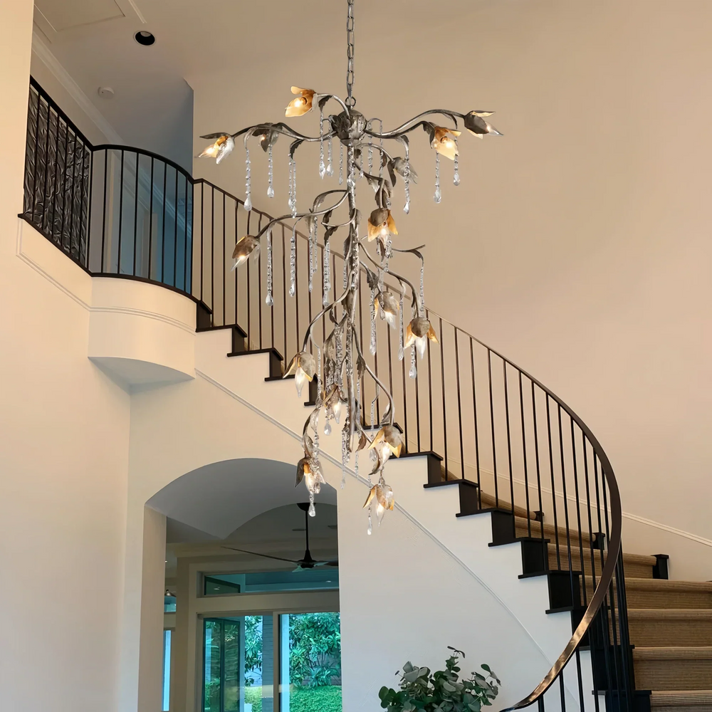 Viticcia Cascade Chandelier-Lighting-Arialamps