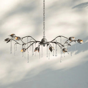 Viticcia Rectangular Chandelier 52" 61" 71"-Lighting-Arialamps