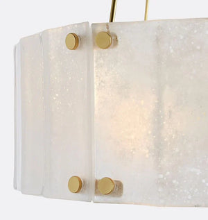 Willamette Glass Round Chandelier 32"-Arialamps