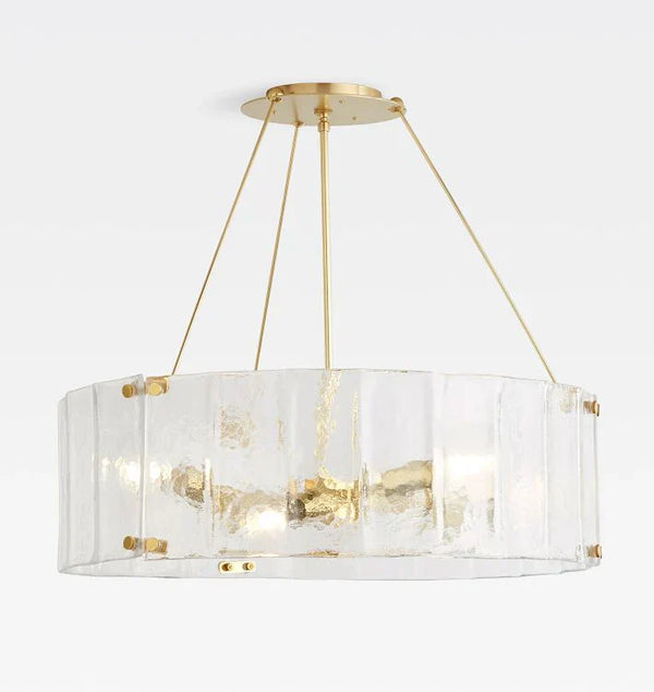 Willamette Glass Round Chandelier 48''-Arialamps