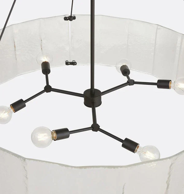 Willamette Glass Round Chandelier 48''-Arialamps