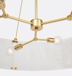 Willamette Glass Round Chandelier 48''-Arialamps