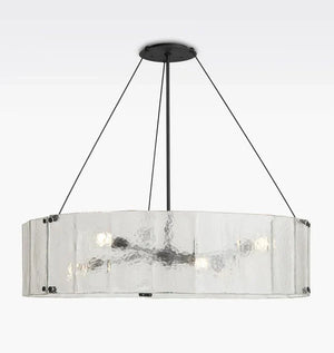 Willamette Glass Round Chandelier 48''-Arialamps