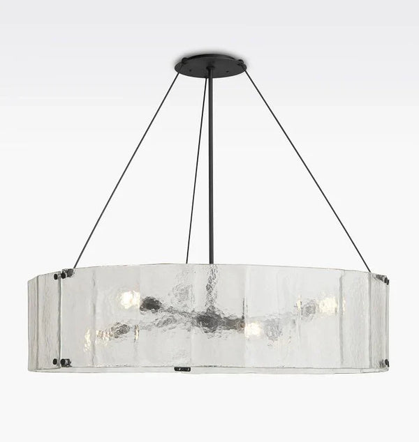 Willamette Glass Round Chandelier 48''-Arialamps