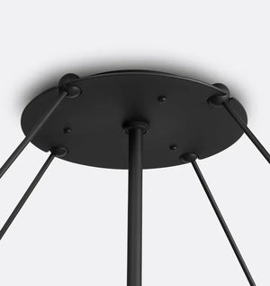 Willamette Glass Round Chandelier 48''-Arialamps