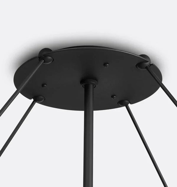 Willamette Glass Round Chandelier 48''-Arialamps