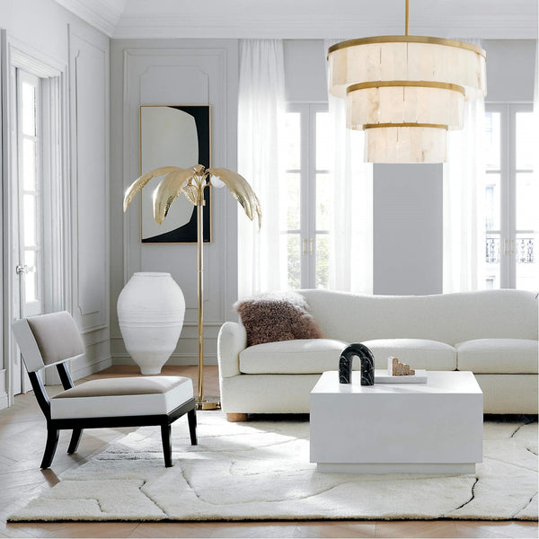 Windham Alabaster 3 Tier Chandelier-chandelier-Arialamps